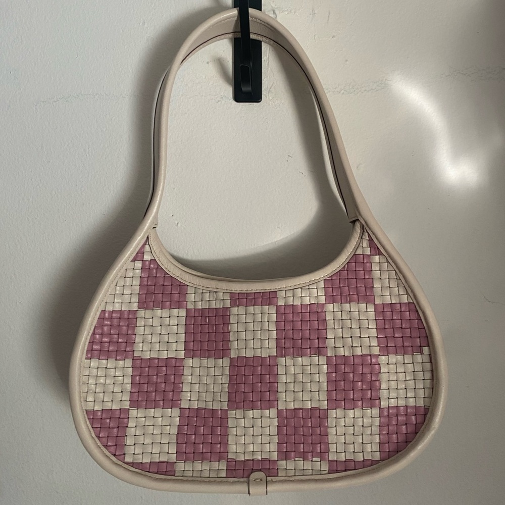Ergo Coachtopia Woven Checkered Mini Shoulder Bag in Repurposed Leather